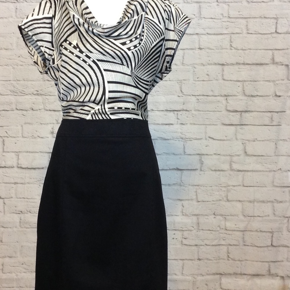 The Limited Career Dress  Black & White Size 12
